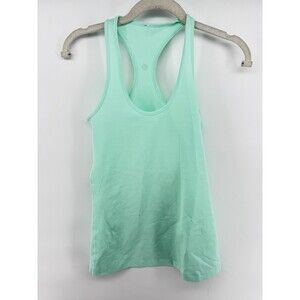 Lululemon Mint Green Racerback Tank Top Sleeveless Womens Sz M 30 Bust Luxtreme